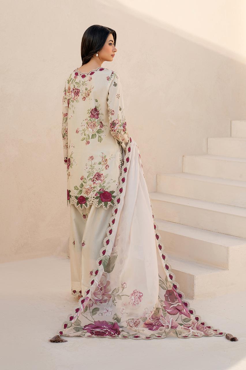 IZNIK PRINTED LAWN EMBROIDERY DRESS 3 PIECE 2318