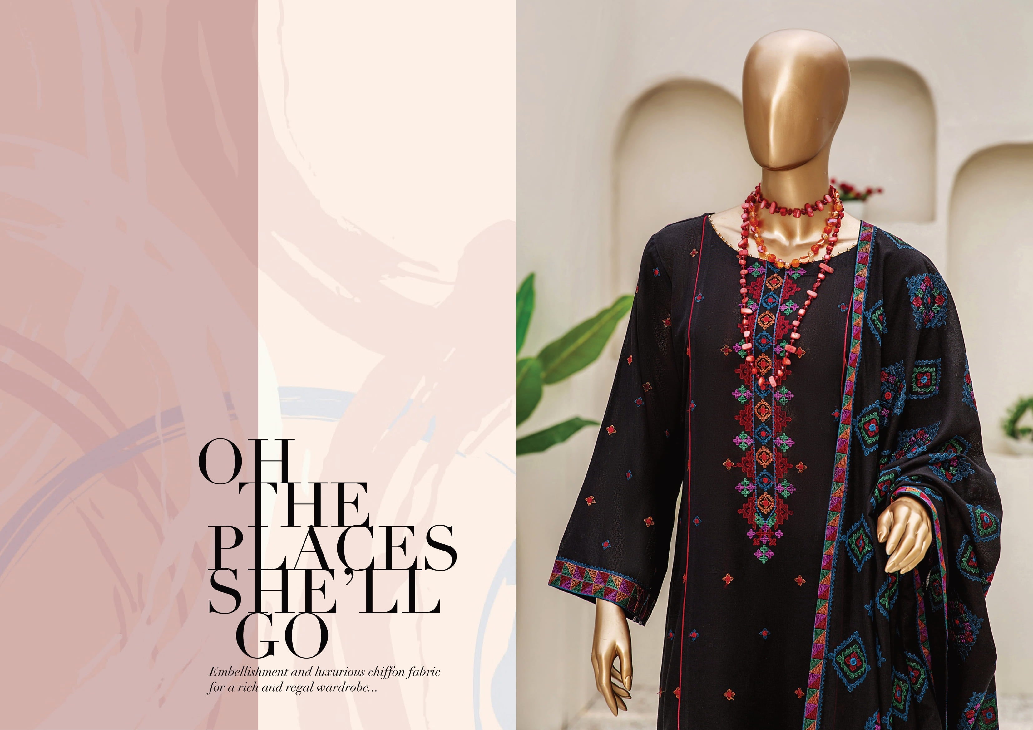 Dukhter Signature Karandi 3 Piece Suit Vol-1 (D-03)