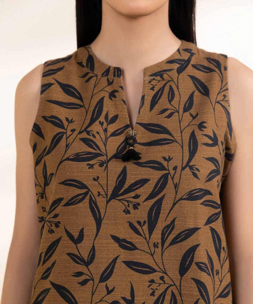 Sapphire Lawn – BANA DORA 2025 (Rust Brown Printed)