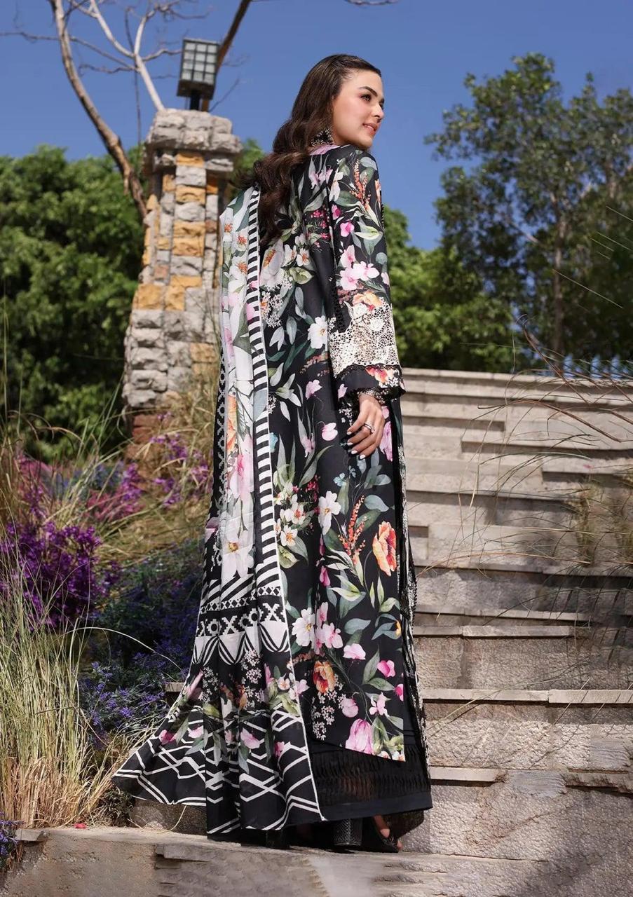 ELAAF LAWN PRINTED EMBROIDERY DRESS 3 PIECE UNSTITCHED