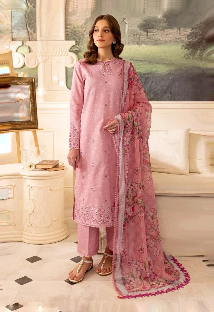 FARASHA LAWN PRINTED EMBROIDERY DRESS 3 PIECE UNSTITCHED 2181