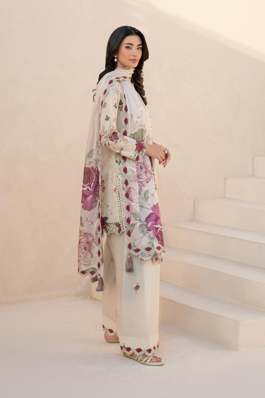 IZNIK PRINTED LAWN EMBROIDERY DRESS 3 PIECE 2318