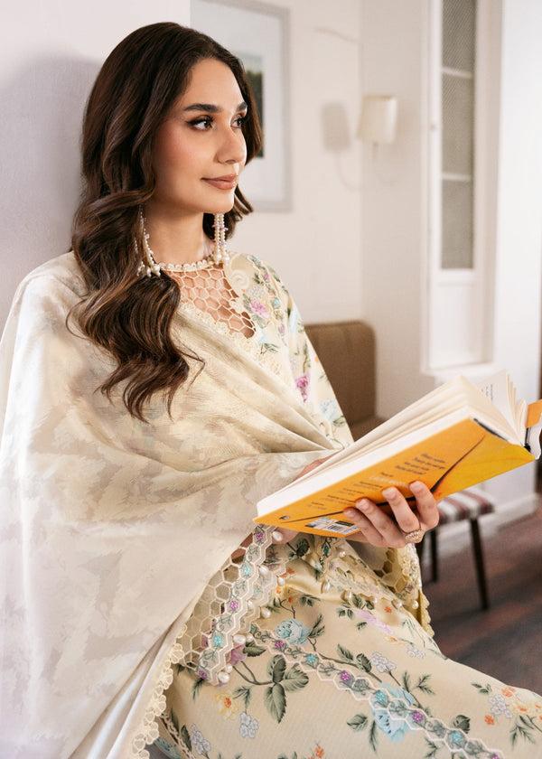 LAAM LAWN EMBROIDERY DRESS 3 PIECE