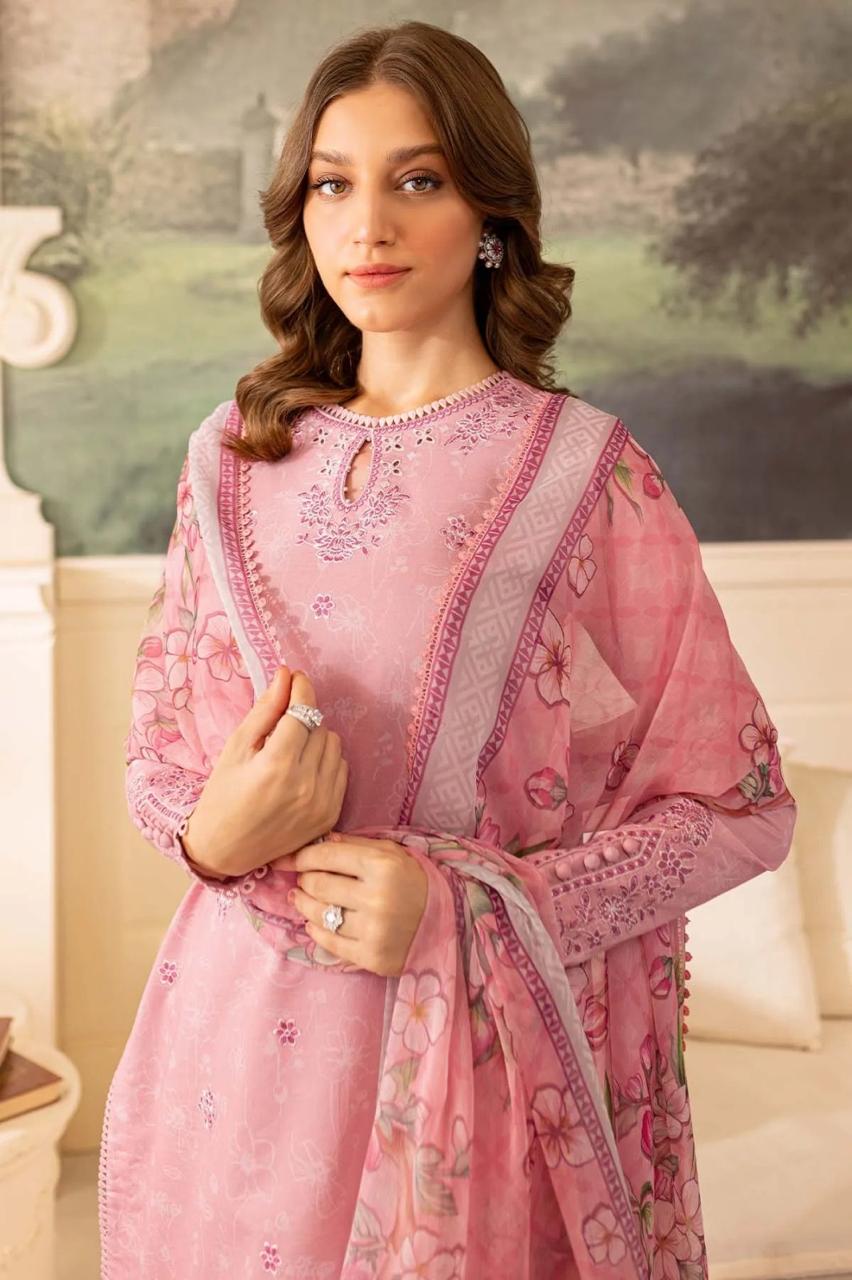 FARASHA LAWN PRINTED EMBROIDERY DRESS 3 PIECE UNSTITCHED 2181