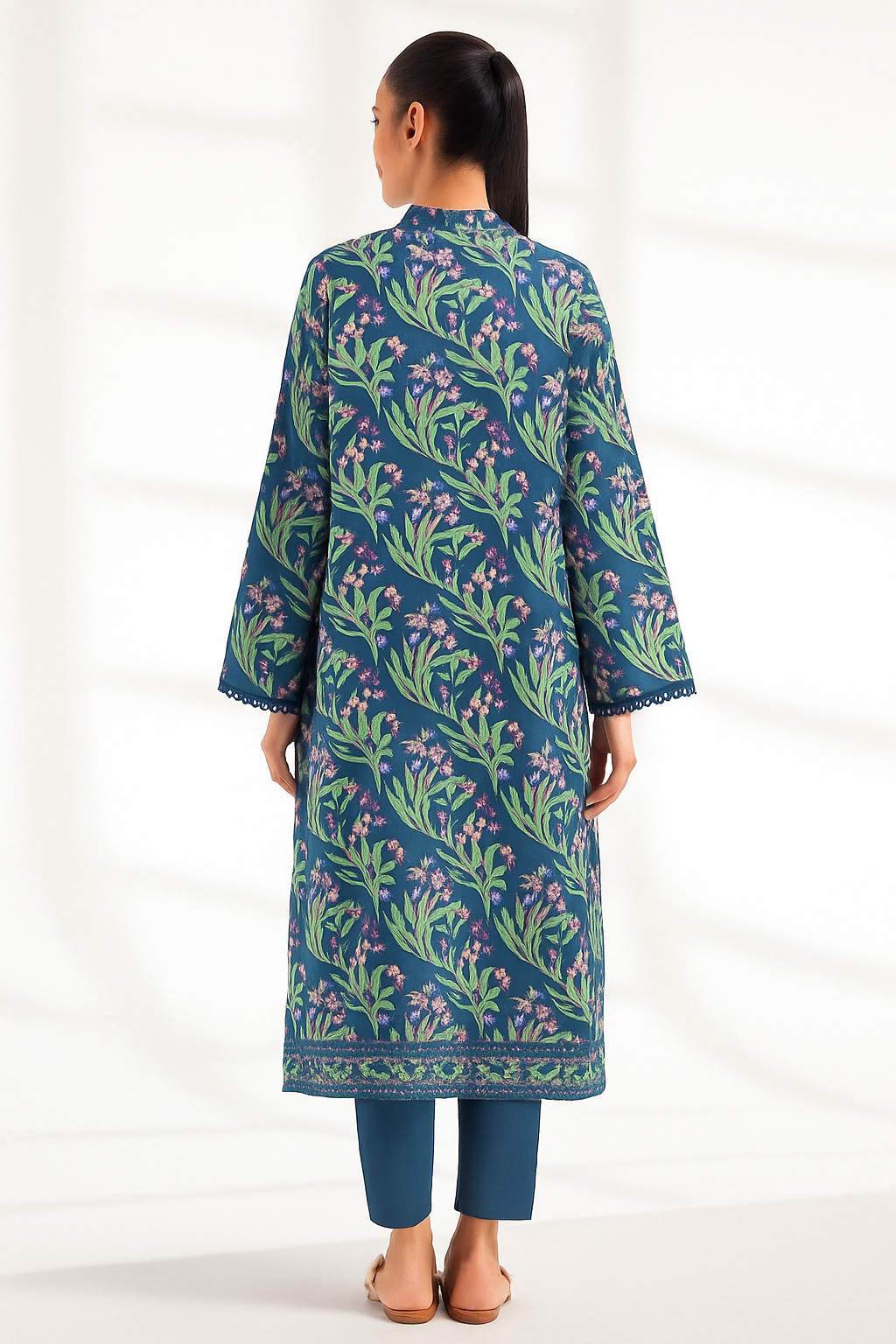 Blue Blossom - 3 Piece Printed Lawn Suit | Summer Collection 2025