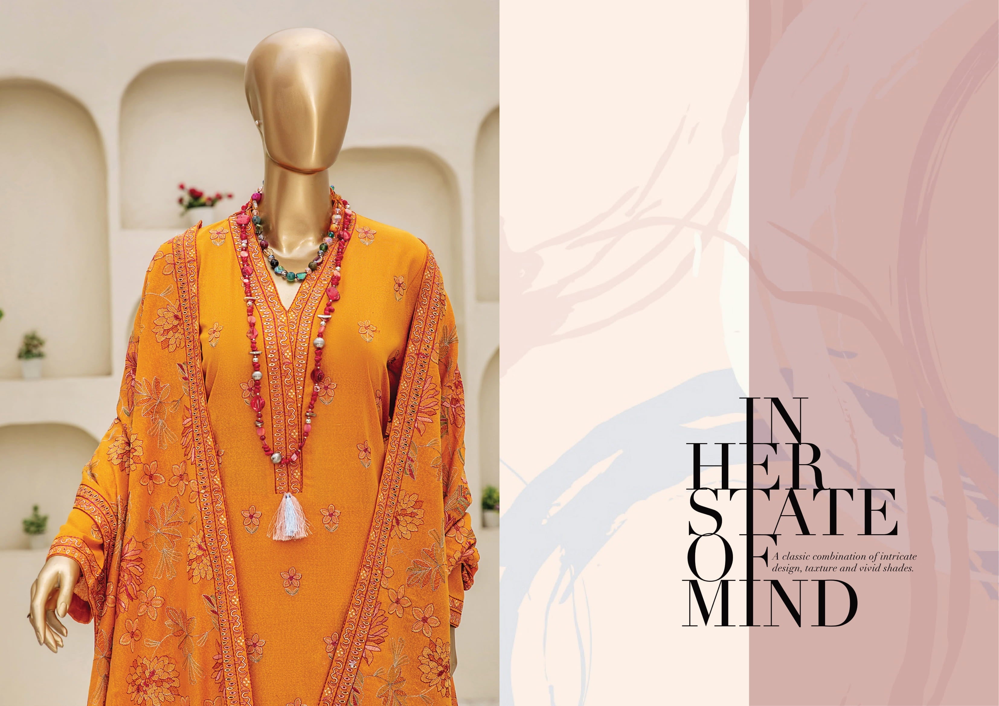 Dukhter Signature Karandi 3 Piece Suit Vol-1 (D-05)