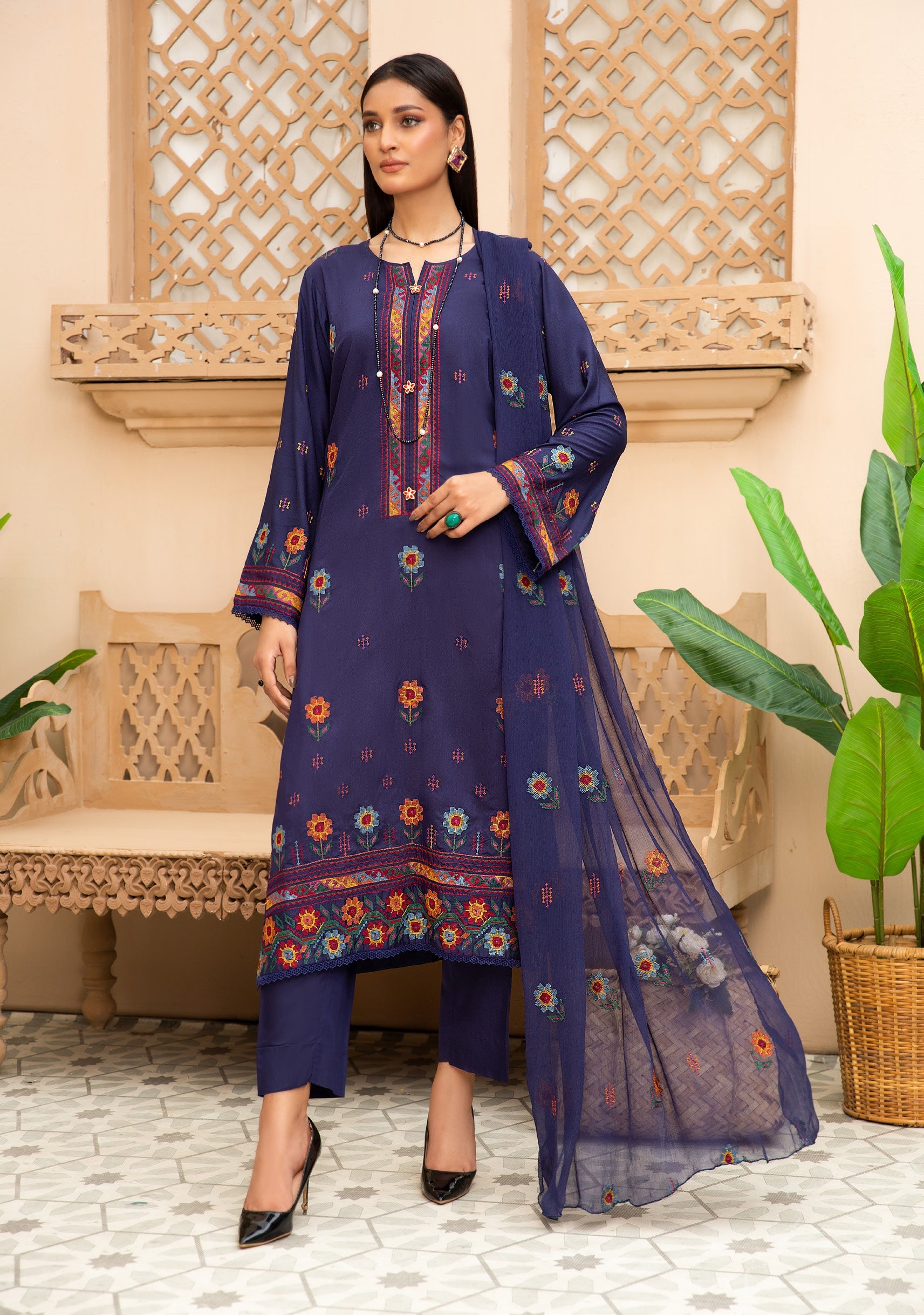 Khaas by Khoobsurat Premium Embroidered Viscose (Design-07)