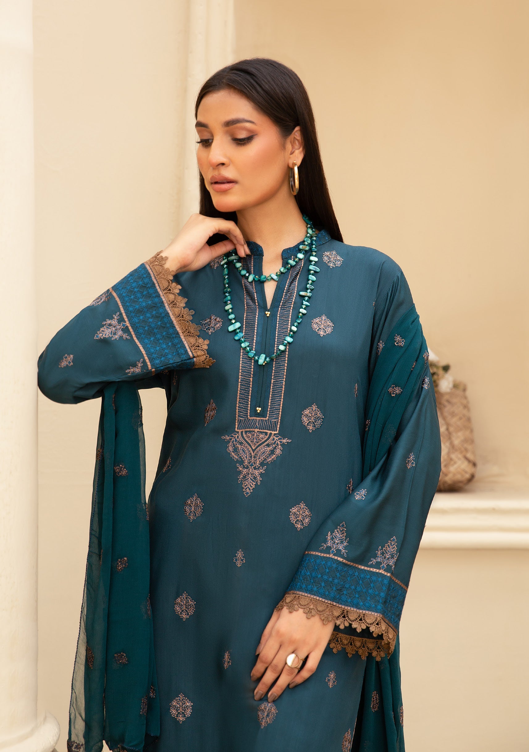 Khaas by Khoobsurat Premium Embroidered Viscose (Design-10)