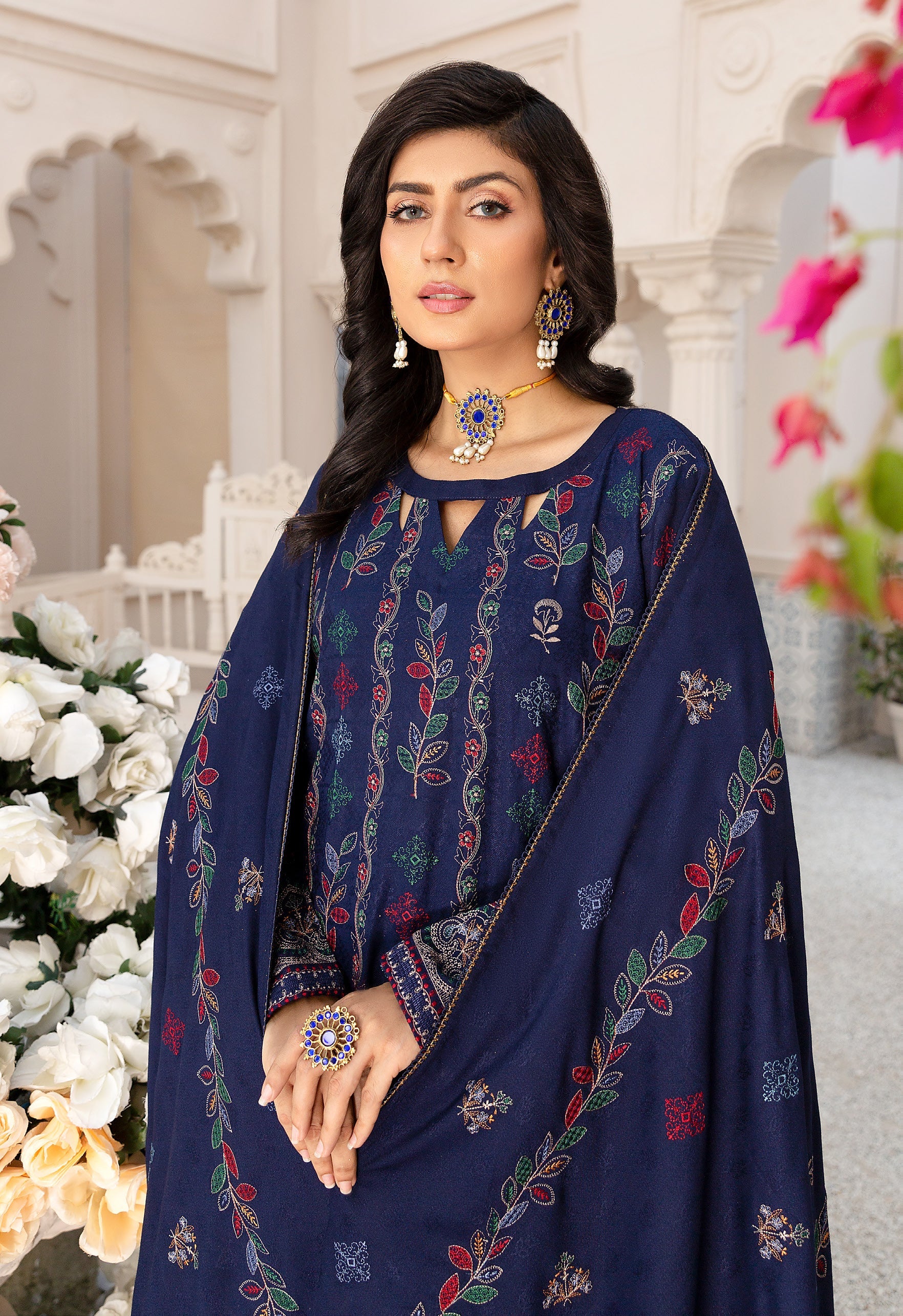 Khubsoorat Dhanak Premium 3piece suit D-06