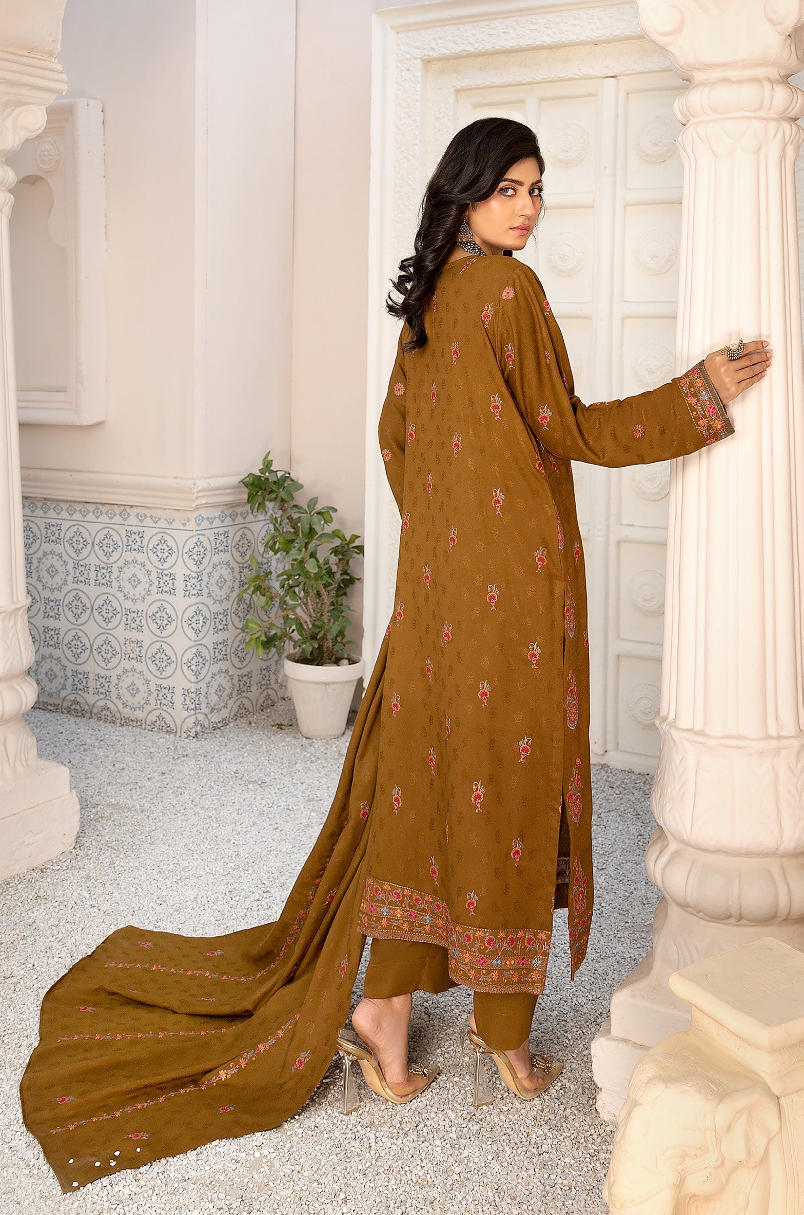 Khubsoorat Dhanak Premium 3piece suit D-07