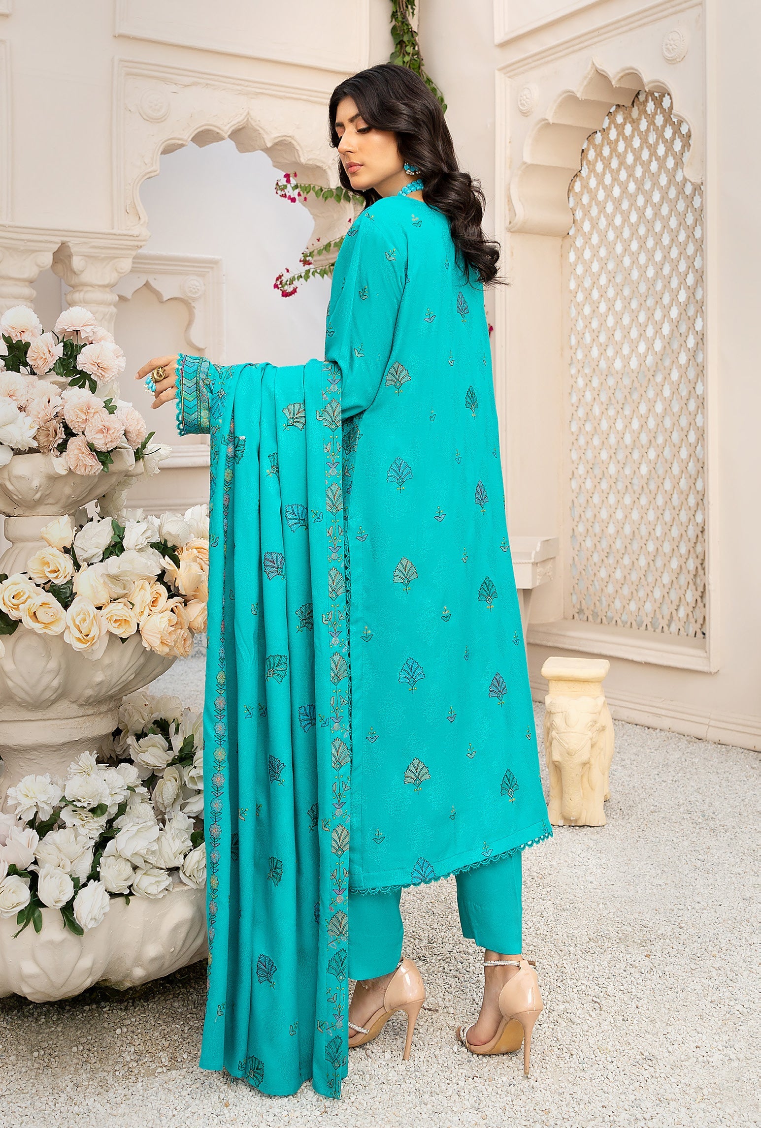 Khubsoorat Dhanak Premium 3piece suit D-09