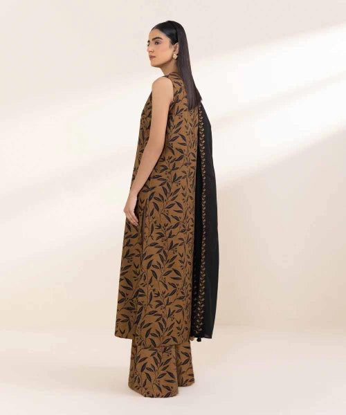 Sapphire Lawn – BANA DORA 2025 (Rust Brown Printed)