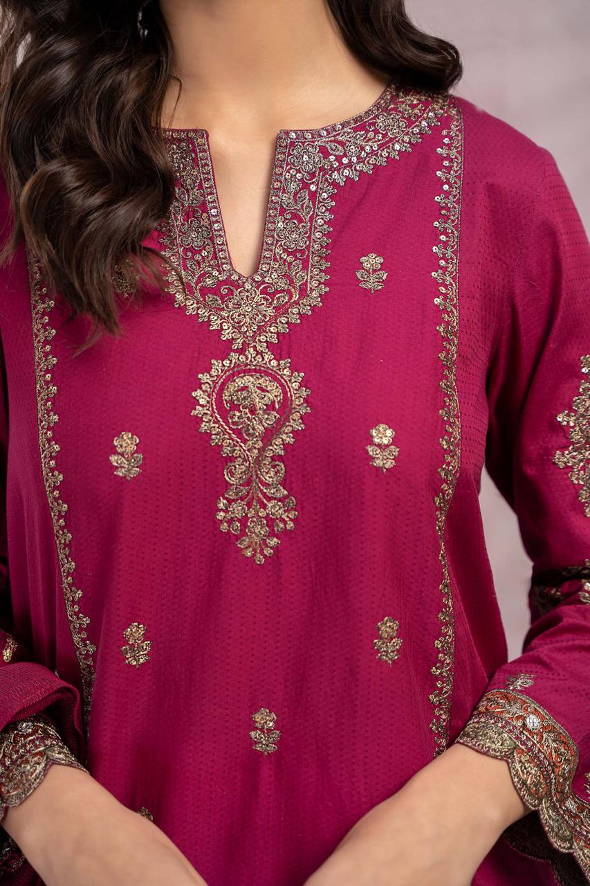 MARIA B LAWN EMBROIDERY DRESS 3 PIECE UNSTITCHED 2144