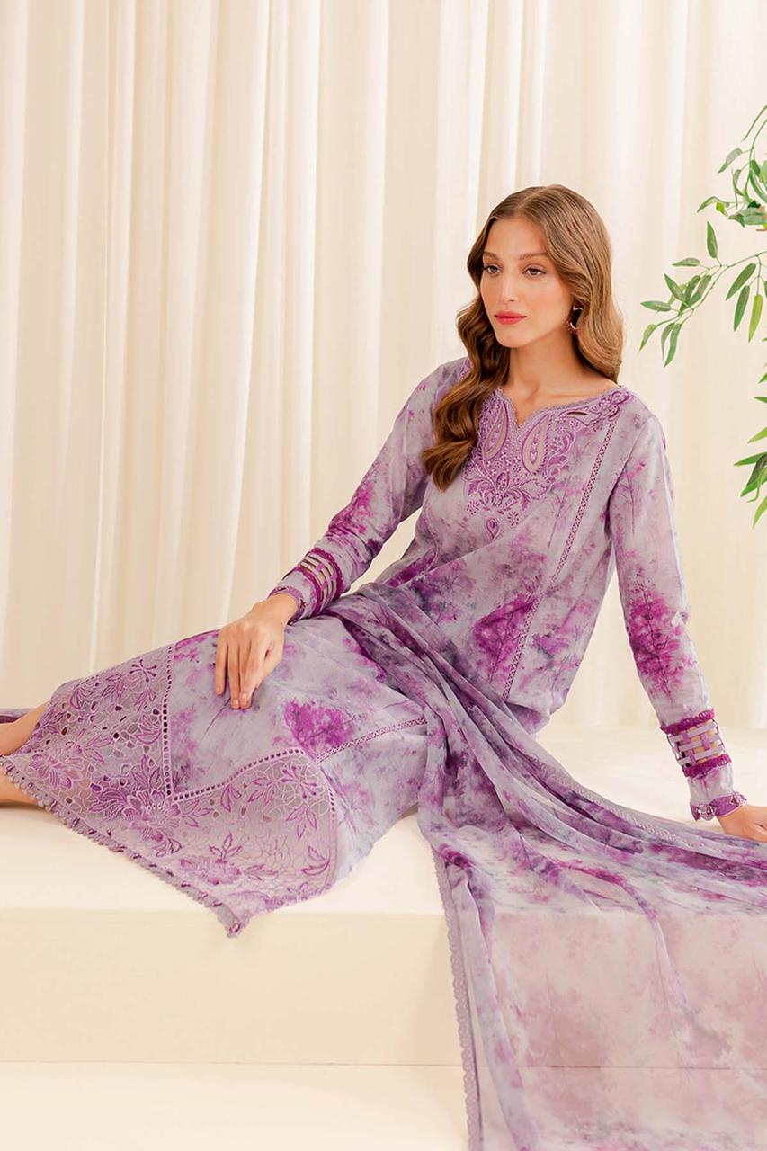 FARASHA LAWN PRINTED EMBROIDERY DRESS 3 PIECE UNSTITCHED 2167