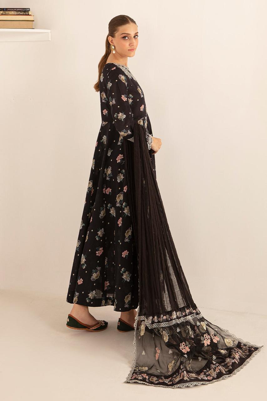 BAROQUE LAWN PRINTED EMBROIDERY DRESS 3 PIECE UNSTITCHED