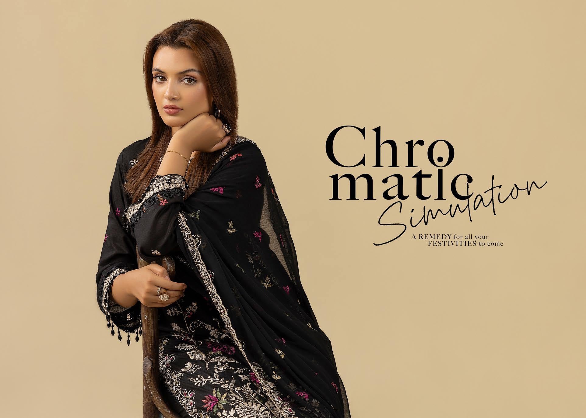 Shaamiyana Signature Karandi 3 Piece Suit (KS-307)