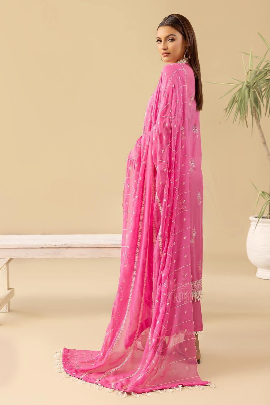 Shaamiyana Signature Karandi 3 Piece Suit (KS-309)