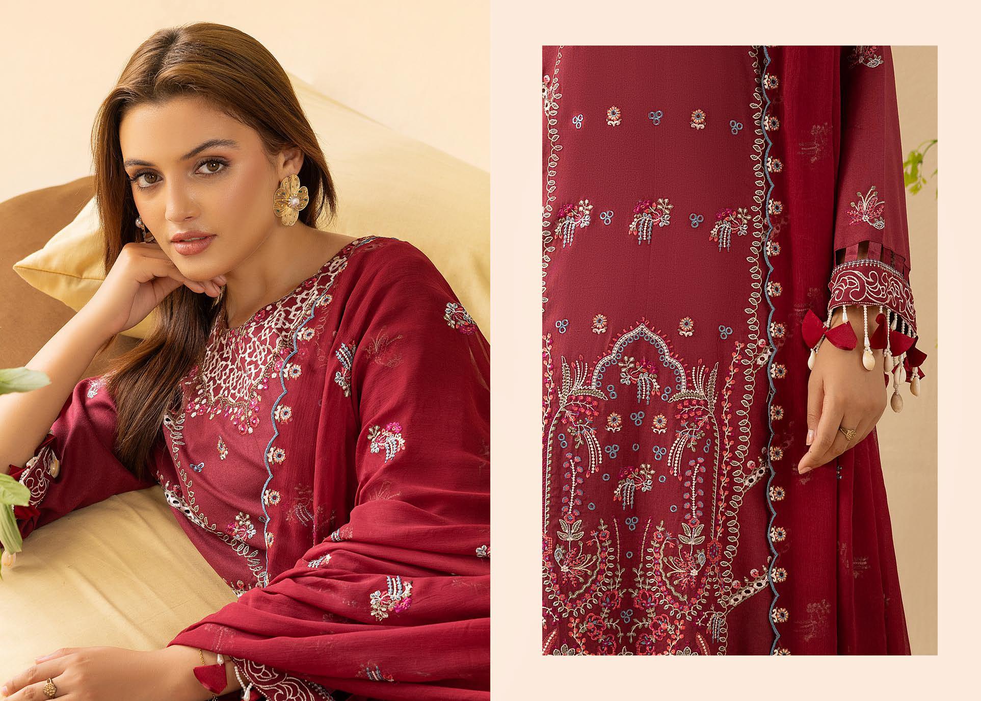 Shaamiyana Signature Karandi 3 Piece Suit (KS-300)