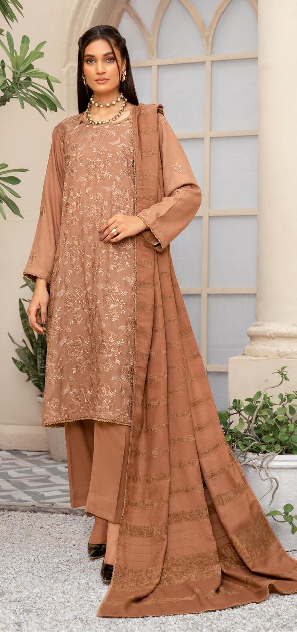 Nur Premium Dhanak 3 Piece Suit (N-01)