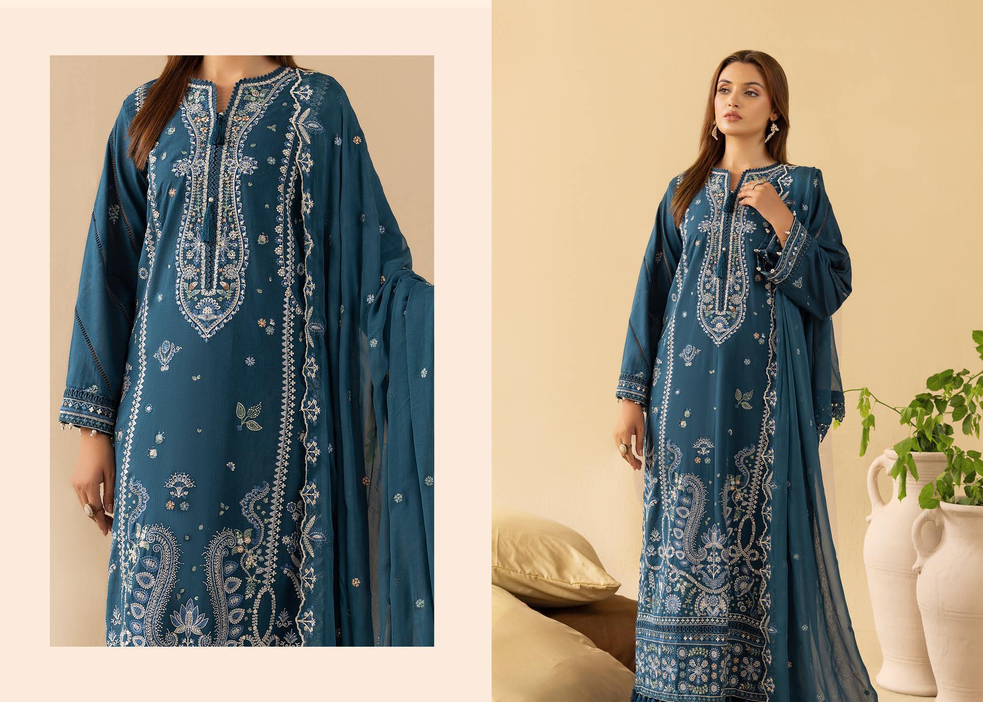 Shaamiyana Signature Karandi 3 Piece Suit (KS-301)