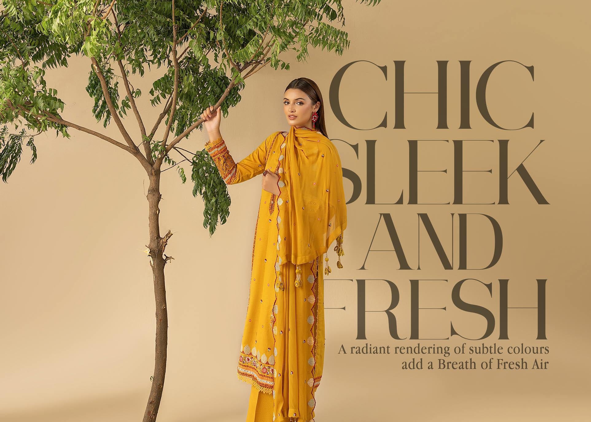 Shaamiyana Signature Karandi 3 Piece Suit (KS-302)