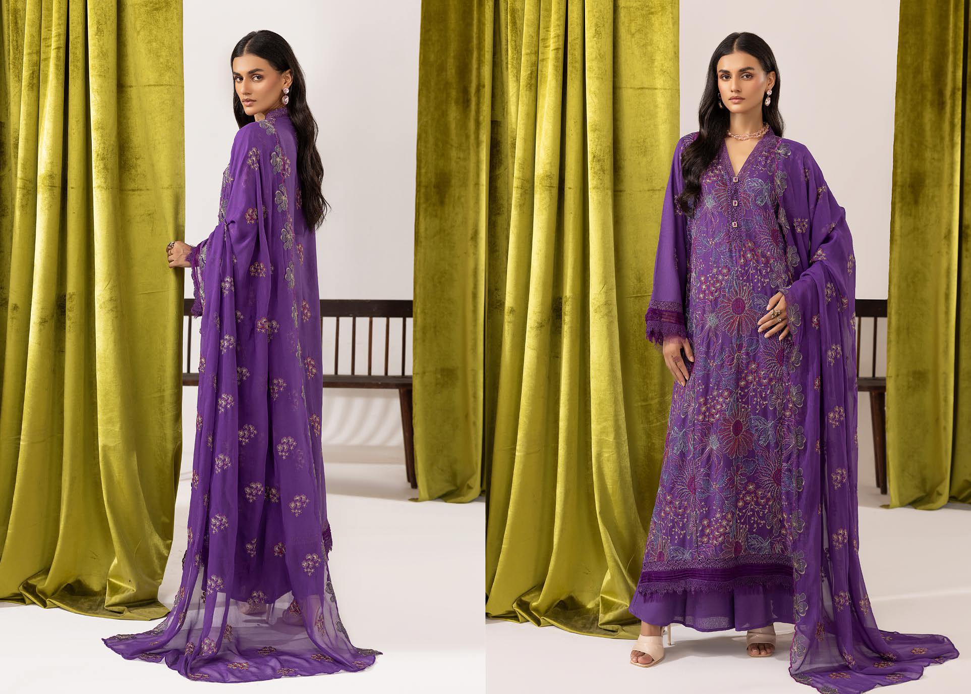 Meharma Embroidered Karandi Collection 3 Piece Suit (M-6)