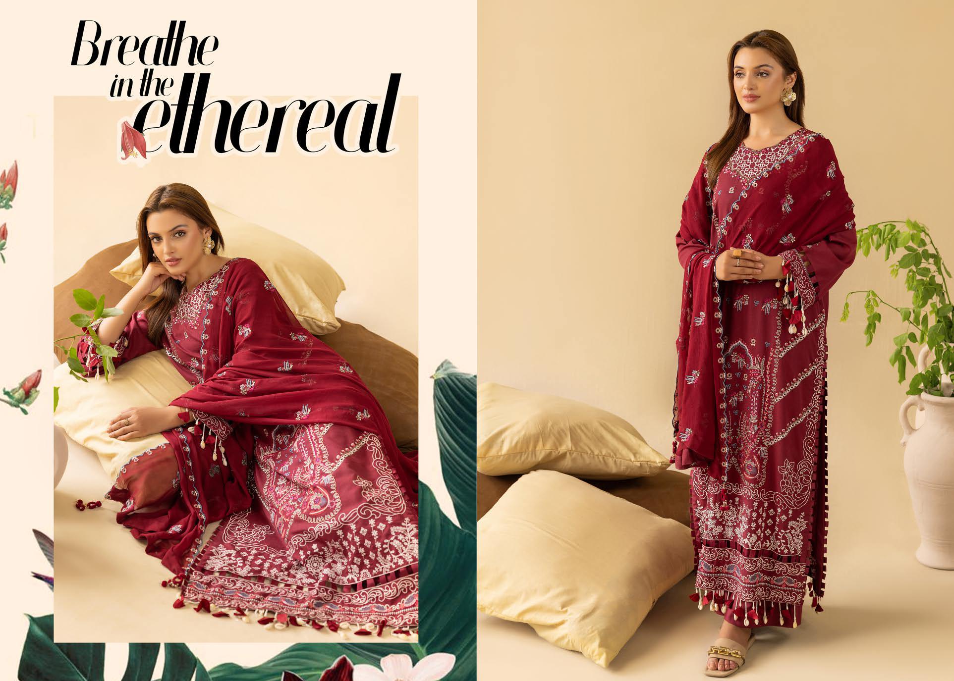 Shaamiyana Signature Karandi 3 Piece Suit (KS-300)